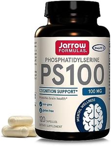 Jarrow Formulas PS100 100 mg Phosphatidylserine Promotes Brain Function, 120 Capsules