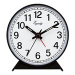 La Crosse Technology Black Analog Wind-Up Alarm Clock