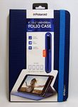 Polaroid Universal Folio Case for iPad and 9" - 10" Tablets with Bonus Stylus