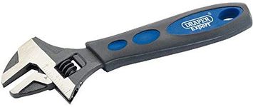 Draper 24893 Expert Adjustable Crescent Type Wrench with Soft Grip, 150mm, Blue