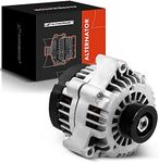 A-Premium Alternator Compatible with Chevrolet/Chevy, Cadillac, GMC Vehicle Models, 4.3L 4.8L 5.0L 5.3L 5.7L 6.0L 6.5L 6.6L 8.1L, 12V 105A CW 6-Groove Pulley, Replace# 8247N 10480388 10464438 19244727