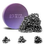 Speks Crags Ferrite Putty, Over 500 Ferrite Stones in a Matte Metal Tin, Seriously Satisfying Fidget Toys for Adults and Desk Toys for Office - Vitality, 300g