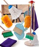 Jaques of London Kids Cleaning Set | Wooden Toys for Pretend Role Play | Toddler Cleaning Set Suitable for Kids Toys Age 2 | Ideal for Children's Cleaning Set Games and Kid Toys