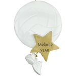 Personalized Volleyball Ornaments for Girls 2022 – Polyresin Volleyball Star Ornament – Unique Outdoor Sports Ornaments – Volleyball Gifts for Teen Girls, Volleyball Fans – Volleyball Decorations