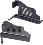 Sukemichi Black Steel Front Foot Pegs For 1997-2006 Jeep TJ Wrangler Exterior Door Hinge Foot Peg Rest Pedals - 1 Pair USA FLAG