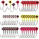 Bombite 40pack Crappie Jig Heads,Cr