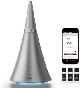 Waterless Diffuser, 2000 Sq.Ft Coverage，Essential Oil Diffuser with Bluetooth App Remote Control, Adjustable Mist Mode, Timer, Mood Lights Aromatherapy Diffuser for Home, Office, Hotel