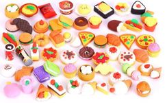 EOOUT Mini Resin Food Toys Decoration Mixed Model Making Miniature Random Imitation Cup Dessert Pastry Cake Topper Dollhouse Small Ornaments Accessories New Pattern (FOOD MIX, 20)