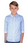 Allen Solly Boy's Solid Regular Fit Shirt (ABSF31901790_Sky Blue 2 3 Years)