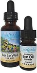 WishGarden Herbs Ear Be Well for Kids + Mullein Flower Ear Oil Kit - Soothing Ear Drops with Mullein & Garlic + Herbal Tincture Supports Rapid Immune Response, Soothes Infants & Babies Ear Discomfort