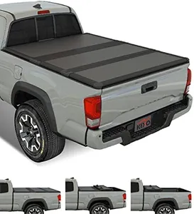 Kikito Professional FRP Hard Tri-Fold Truck Bed Tonneau Cover for 2016-2023 Tacoma 6ft (73.5in) Bed
