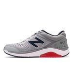 New Balance Men's 847 V4 Walking Shoe, Silver Mink/Gunmetal, 10 4E - Extra Wide