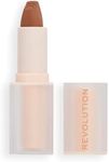 Makeup Revolution Lip Allure Soft Satin Lipstick, Satin-luxe Finish, All-Day Wear, Divine Brown