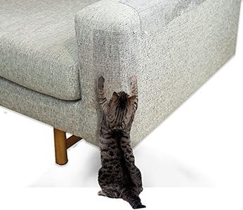 LAMINET Cat Scratch Shields - Heavy Duty Furniture Protection - Set of 2, Multiple Sizes - Indoor Use, Medium & Large Breeds