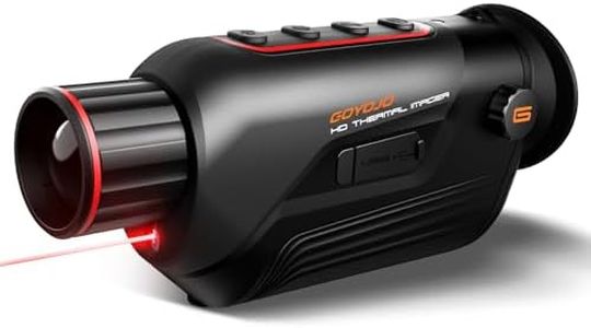 Thermal Monocular Night Vision, 25mm Focal Lens Thermal Imaging Monoscope 384x288 (50 Hz) Night Vision Goggles Thermal Scopes for Hunting