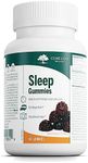 Genestra Brands Sleep Gummies | Great-Tasting Sleep Aid Gummy for Improved Sleep Quality – Fall Asleep Faster & Stay Asleep Longer | Melatonin, Lemon Balm, L-theanine, Vit B6 | 30-Day Supply 60ct.