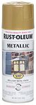 Rust-Oleum 7270830 Stops Rust Metallic Spray Paint for Outdoor Metals and Alloy (Gold Rush - 312 Grams)