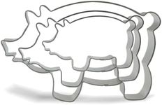 Keewah Pig Cookie Cutter Set - 5”,4