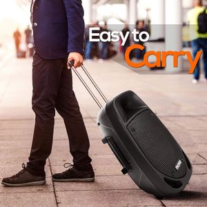 Pyle 1200W Bluetooth PA Speaker – Portable Wireless Sound System