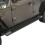 AUTOSAVER88 6 inches OE Style Running Boards, Nerf Bars, Side Steps Compatible for 2018-2024 Jeep Wrangler JL 4-Door Black (Excl JK Model)