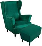 Highdi Velvet Wingback Chair Covers