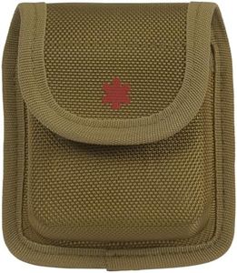 Rothco MOLLE Nasal Spray Pouch – Hard Molded Nasal Spray Pouch – 4” X 4.5” X 1.5” - Coyote Brown