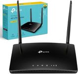 TP-Link TL-MR6400 N300Mbps WiFi 4G Router, 4G Cat4 LTE Network, External Antenna, Ethernet Port, 4G Router with Sim Slot, Sim Card Router, Parental Control, TP-Link WiFi Router, Plug and Play