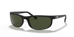 Ray-Ban Men's Rb 2027 Sunglasses, Black Frame/Green Lens, 62 UK