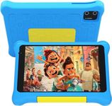 MUJENYZ Kids Tablet 7 inch Android 13, 5(2+3) GB RAM+32GB ROM, Tablet for Kids with Parental Control, Dual Cameras, 1024x600 HD IPS Screen, Bluetooth Wifi, Child Tablet with Case (Blue)