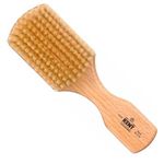 KENT Men's Brush, Rectangular Head, White Bristles, Beechwood, 1 Count