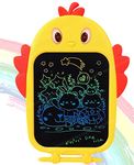 Toyshine Writing Tablet 8.5 Inch Colorful Screen Doodle Board for Ages 3+ Kids Toys, Electronic Drawing Board Kids Doodle Pad Educational and Learning Toys Girls Boys Gifts Yellow