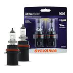 SYLVANIA 9004 XtraVision Halogen Headlight Bulb, (Pack of 2)