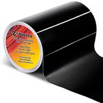 Spurtar Gloss Black Vinyl Wrap Tape-10CMx6M Air-Release Adhesive Vinyl Wrap for Cars Anti-Scratch Car Door Sill Protector Car Sill Protectors Strips for Most Cars(High Gloss, 4inchx20 Ft)