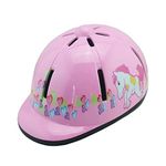 WUUOSSYUIS Riding Children Equestrian Multicolored Protection Hard Shell Shock Absorption Head Protector Knight, Pink