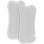 Comfy Cubs Swaddle Blanket Baby Girl Boy Easy Zipper Wrap 2 Pack Newborn Infant Sleep Sack (Small 0-3 Months, Grey)