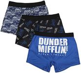 Bioworld The Office Dunder Mifflin TV Sitcom Mens 3pk Boxer Briefs Underwear -XXL Black