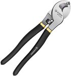 Aubon 10 Inch Wire Cable Cutter, Hand Tools, Wire Cable Cutting Tools, High Hardness Cable Scissors, Carbon Steel Material Pliers, Excellent Screw Cutter, Not for Bicycle Cables