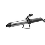 IKONIC CT25mm Curling Tong, Black Hair Curler for Bouncy Tight and Loose Curls, Professional Curling Iron for Salon Finish Long Lasting Curly Hair 8inch Titanium Barrel