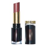 Revlon Lipstick, Super Lustrous Glass Shine Lipstick, High Shine Lipcolor with Moisturizing Creamy Formula, Infused with Hyaluronic Acid, Aloe and Rose Quartz, 007 Glazed Mauve, 0.15 Oz/ 4.2g