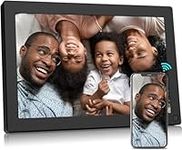 BSIMB 32GB 10.1 Inch WiFi Digital Photo Frame, Smart Digital Picture Frame 1280x800 IPS Touch Screen Auto Rotate Motion Sensor Upload Photos/Videos via App/Email, Gift for Mother's Day