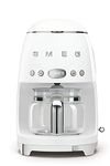 Smeg DCF02WHEU coffee maker Drip coffee maker 1.4 L Fully-auto, Black