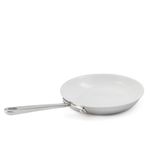 Martha Stewart Martha 8" Triply Stainless Steel Saute Fry Pan w/Ceramic Non-Stick Interior