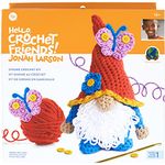 Boye Jonah's Hands Gnome Beginners Crochet Kit for Kids and Adults, Multicolor 12 Piece