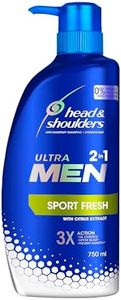 Head and Shoulders Ultra Men Sports Fresh: 2-In-1 Anti-Dandruff Shampoo + Conditioner 750 ml