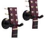 Gladiadora® Guitar Wall Hanger Mount – Heavy-Duty Guitar Holder Hook Stand Rack for Acoustic | Electric & Bass Guitars | Foam-Padded Neck Support | with Screws & Wall Fittings (Guitar Pack of-2)