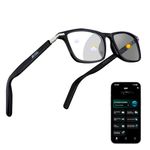 Tulbeys AI Translation Smart Glasses with Bluetooth, 160+ Languages, Color-Changing Lenses, Built-in Speaker & Clear Audio, Real-Time Voice Translator Smart Sunglasses for Travel, Meetings Use