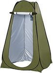 Pop Up Privacy Tent – Instant Portable Outdoor Shower Tent, Camp Toilet, Changing Room, Rain Shelter with Window – for Camping and Beach – Easy Set Up, Foldable with Carry Bag