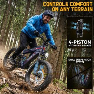 FREESKY Dual Battery Electric Bike – Long Range E-Bike for Adults