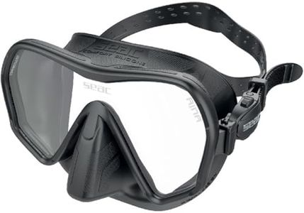 SEAC Ajna, frameless Scuba Diving Mask with wide view, 100% silicone skirt