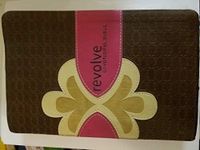 Revolve Devotional Bible: New Century Version, Chocolate/Raspberry, LeatherSoft, Life Stages, Teen Girls